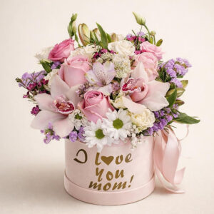 I love you mom! flower box 1